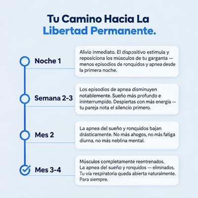 Somni Pro™ elimina los ronquidos y la apnea del sueño