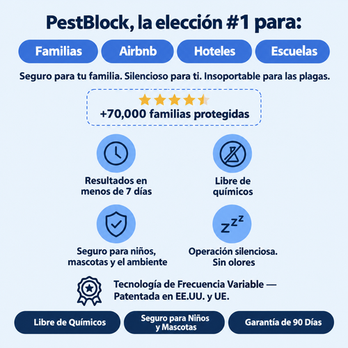 PestBlock | Mantén tu hogar libre de plagas. Sin químicos.