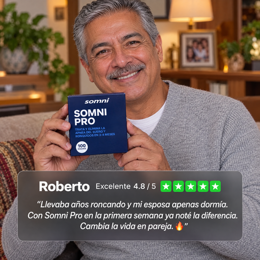Somni Pro™ elimina los ronquidos y la apnea del sueño