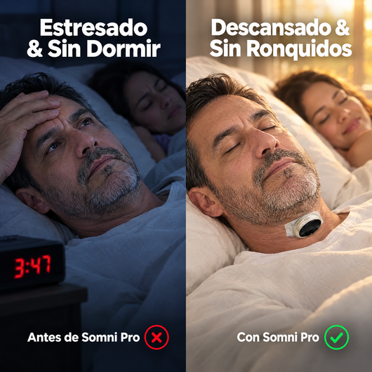 Somni Pro™ elimina los ronquidos y la apnea del sueño