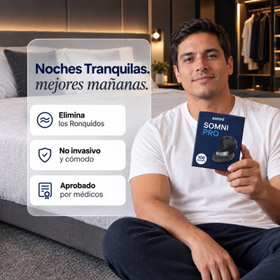Somni Pro™ elimina los ronquidos y la apnea del sueño