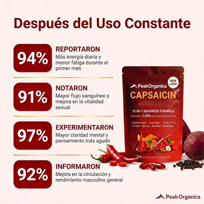 Peak Capsaicin™ | Cápsulas de Chile Cayena
