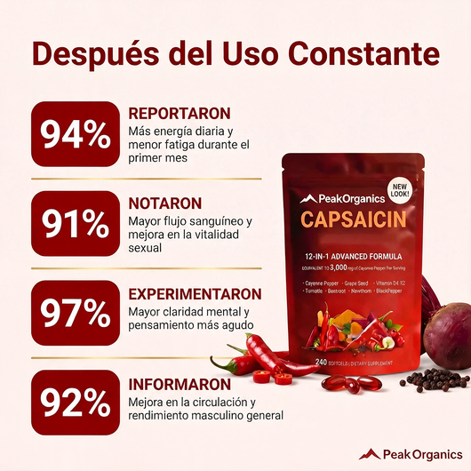 Peak Capsaicin™ | Cápsulas de Chile Cayena