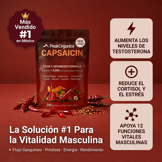 Peak Capsaicin™ | Cápsulas de Chile Cayena