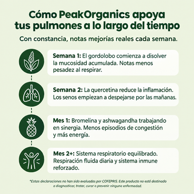Elimina la mucosidad acumulada y recupera la facilidad para respirar en solo 7 días